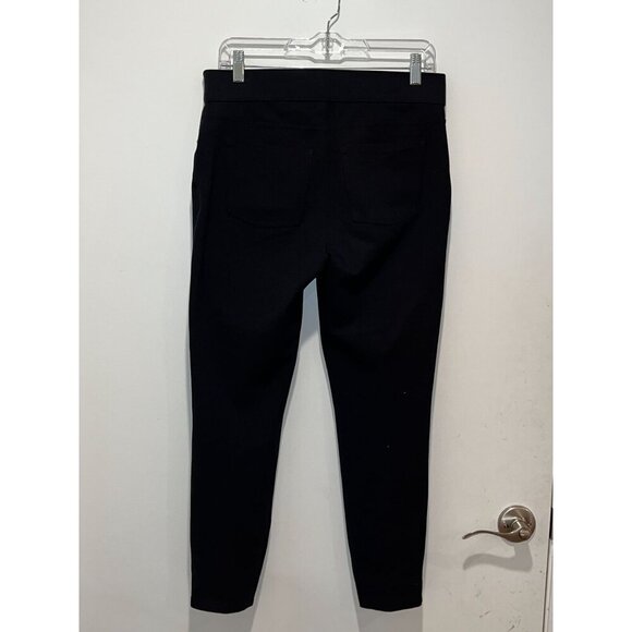 Spanx Black Slim Fit Ankle Length Straight Leg Women's Pants Size L - Picture 5 of 11